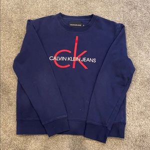 Navy Blue Calvin Klein Crewneck
